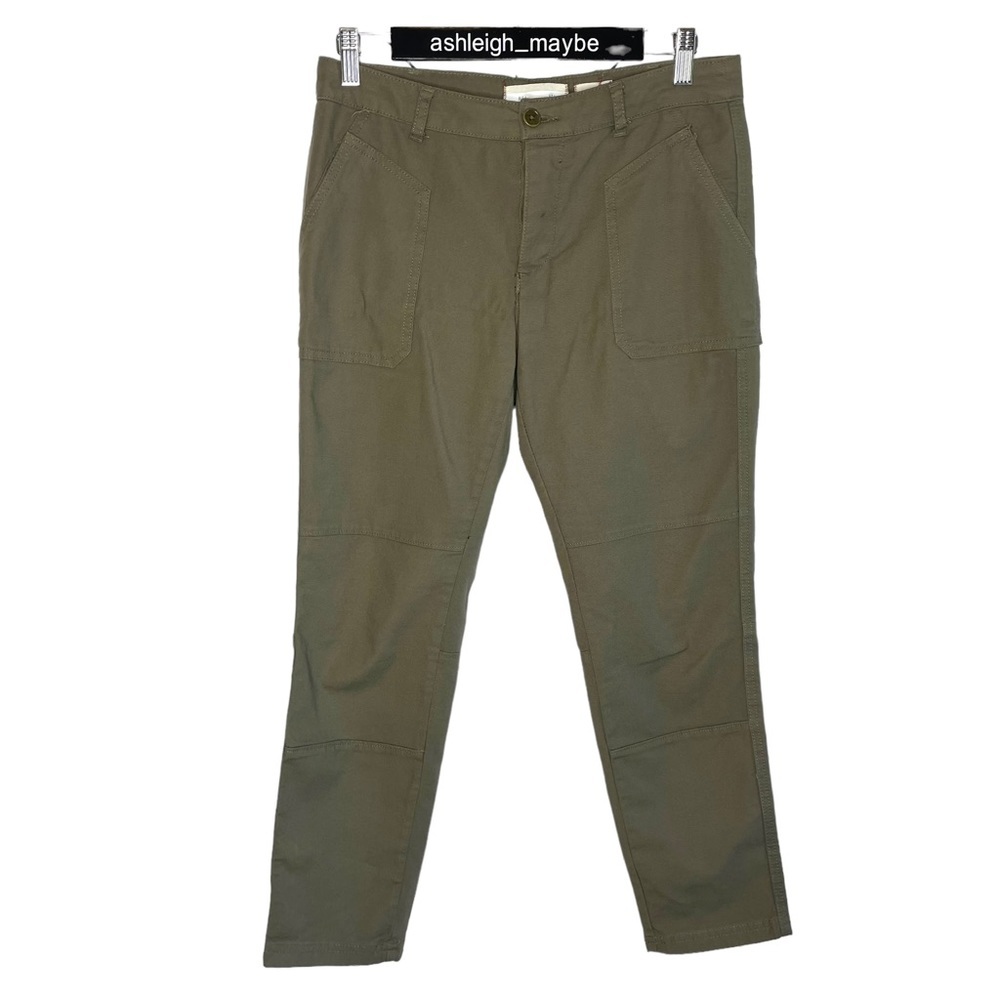 Hei Hei | Moto Skinny Pants Button Fly Green Size 27